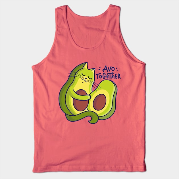 avo together avocado Tank Top by Mako Design 